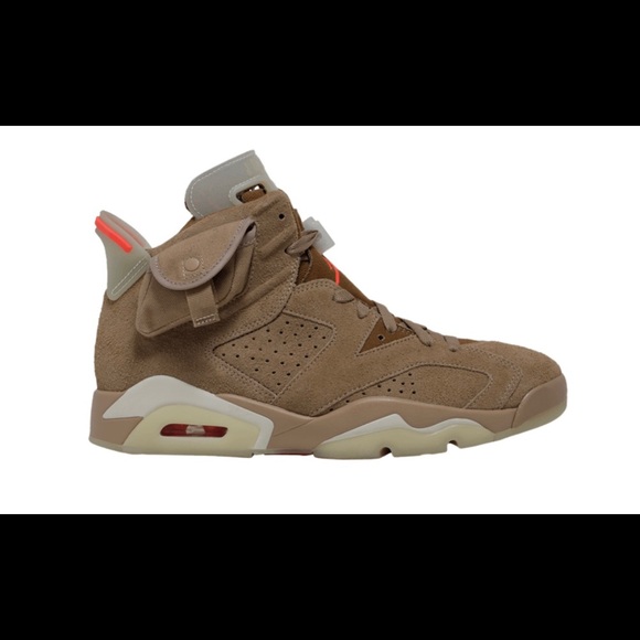 Traviss scott x air Jordan 6 khaki 100% authentic - Picture 3 of 3